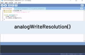 analogwriteresolution
