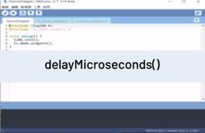 delaymicroseconds