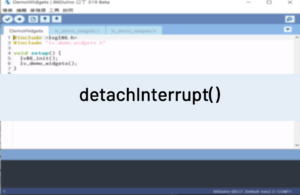 detachInterrupt