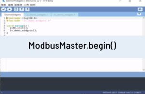 modbusmaster.begin
