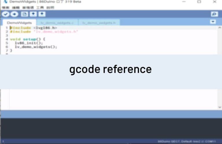 gcode reference