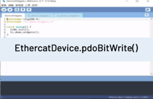 EthercatDevice.pdoBitWrite()
