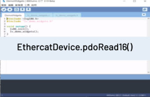 EthercatDevice.pdoRead16()