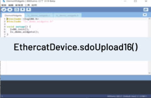 EthercatDevice.sdoUpload16()