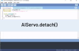 AIServo.detach