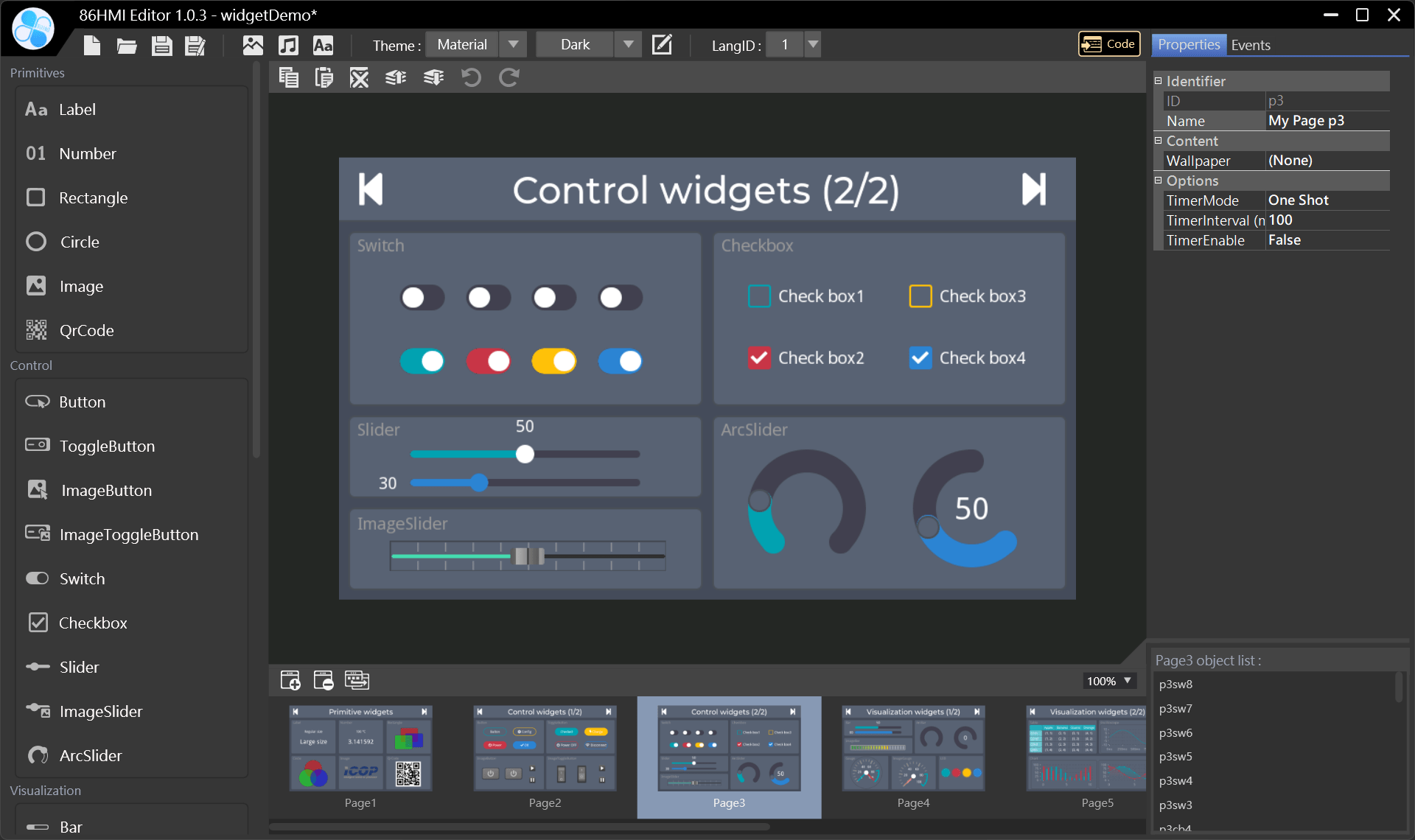 86HMI and ArduBlock HMI development tool