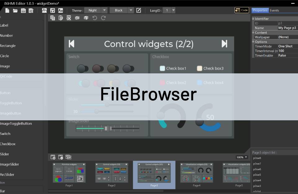 Hmi File 86HMI::FileBrowser - QEC