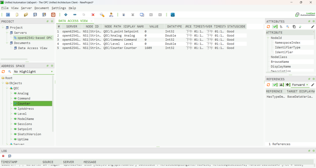 qec-opcua-server-10-uaexpert-dataview